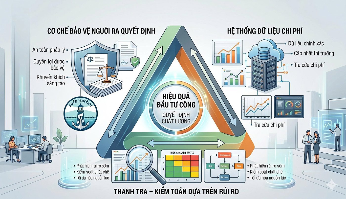 Hậu kiểm chi phí đầu tư công, trao quyền nhưng chưa trao “lá chắn”